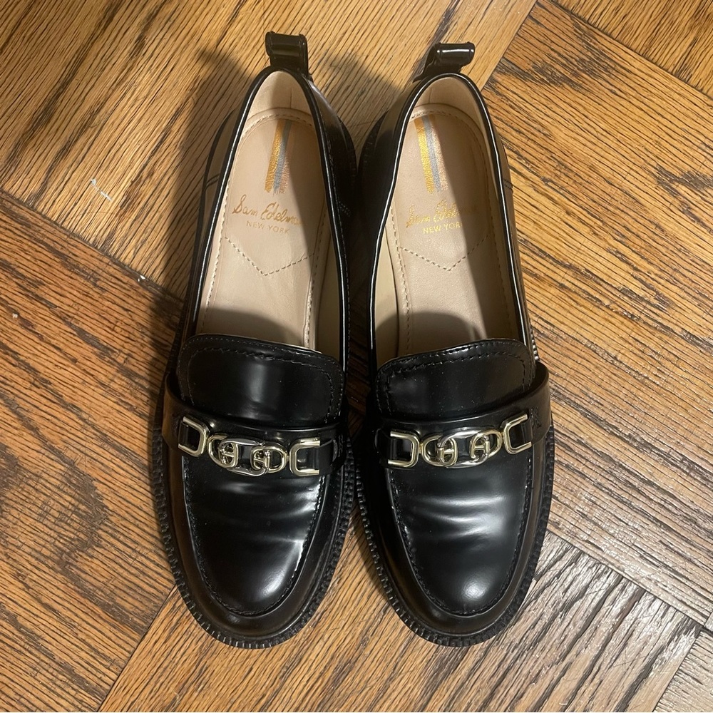 Sam Edelman Christy Black Box Leather Loafer - Picture 4 of 4